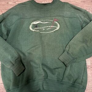 Green Golf-Graphic Crewneck Sweatshirt